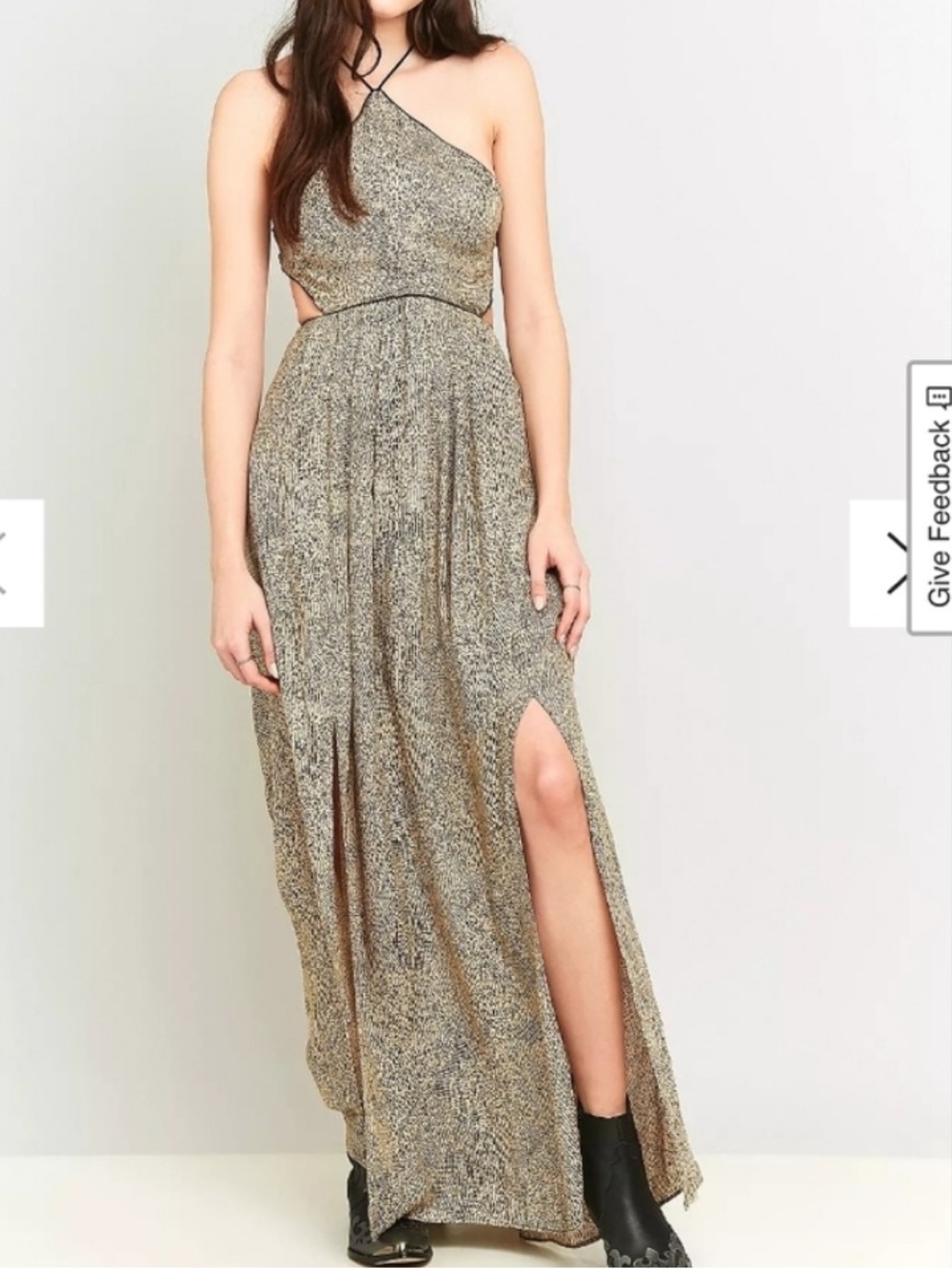 UO silence + noise Cutout Maxi Dress